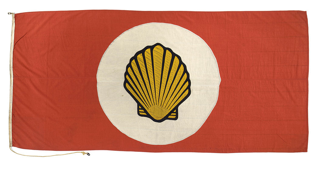 Detail of House flag, Shell Tankers Ltd by unknown