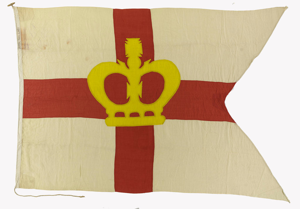 Detail of House flag, Royal Mail Lines Ltd by unknown