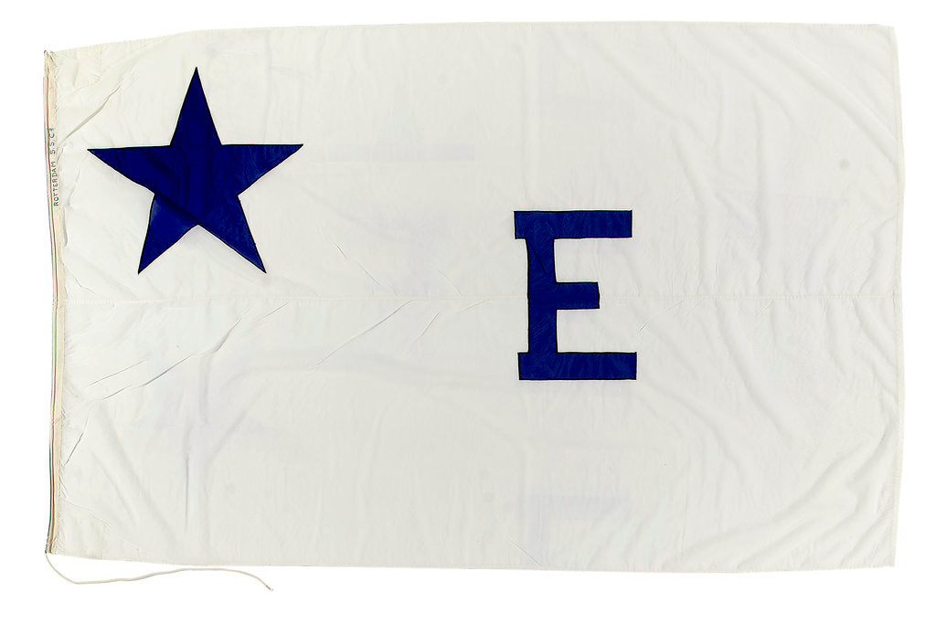 Detail of House flag, Rotterdam Steam Ship Co. by unknown