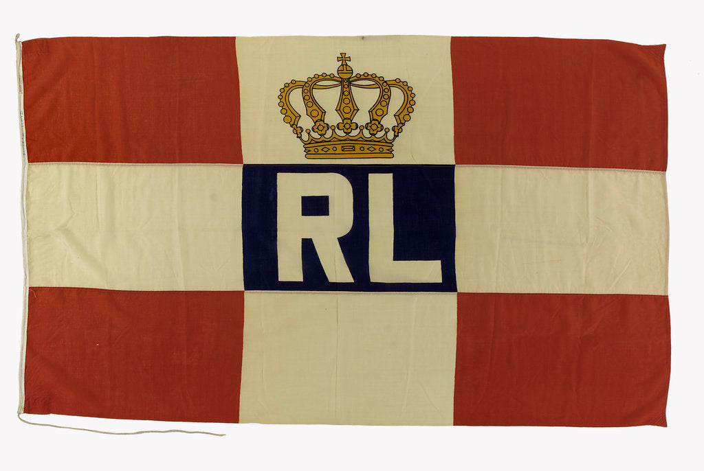Detail of House flag, Koninklijke Rotterdamsche Lloyd N. V. by H. Veder