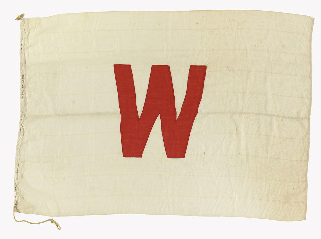 Detail of House flag, Wyre Trawlers by unknown