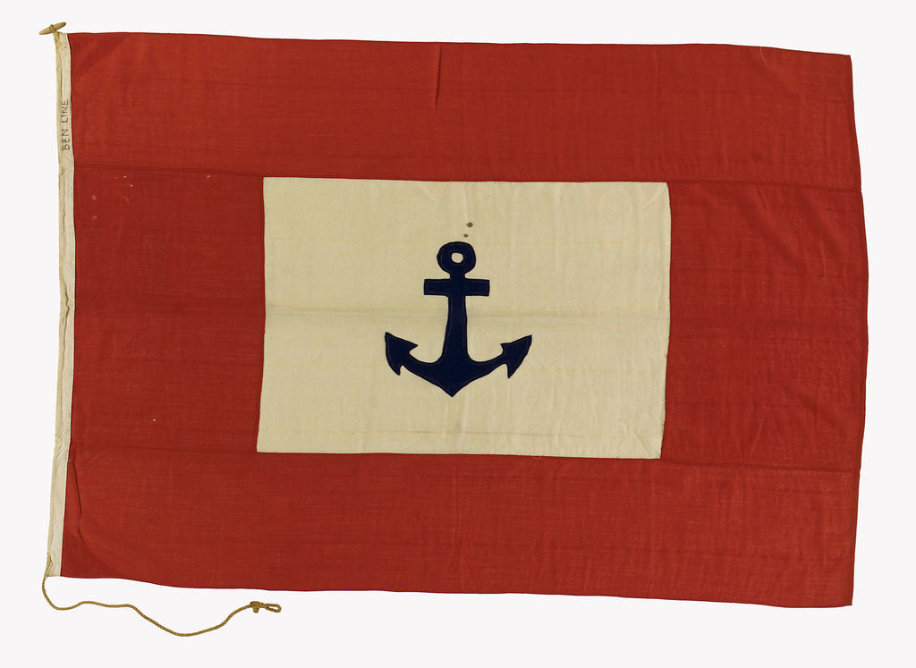Detail of House flag, Ben Line by unknown