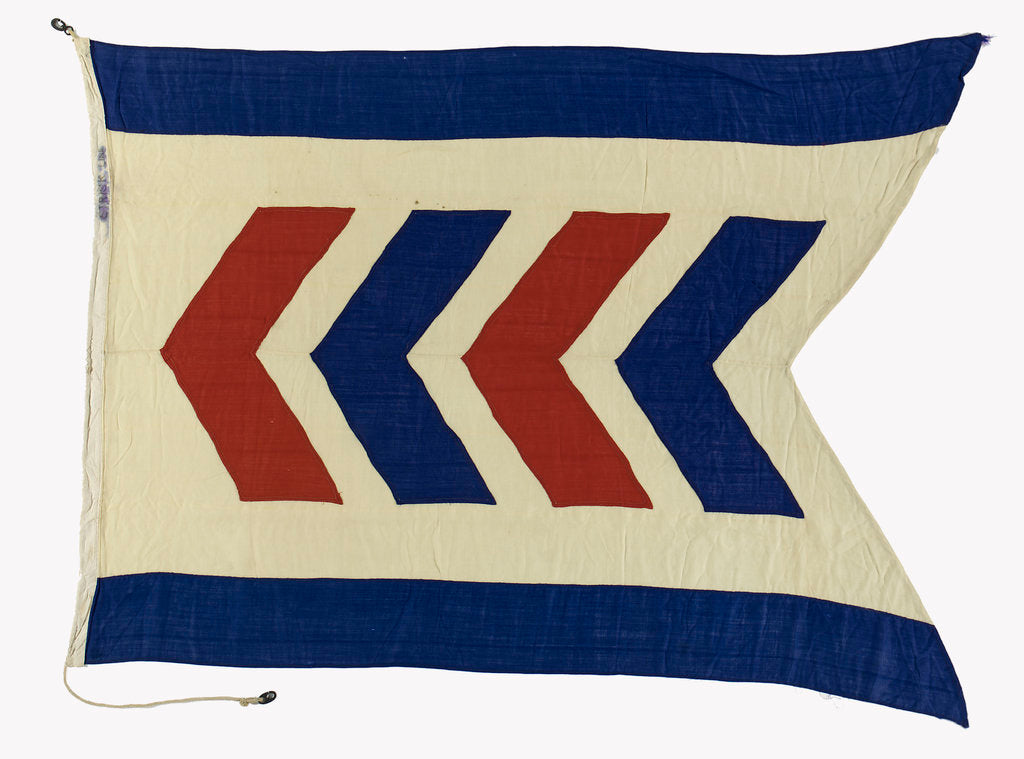 Detail of House flag, Strick Line Ltd by unknown