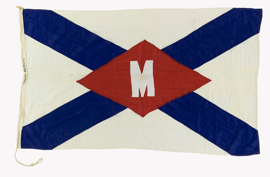 Detail of House flag, Monroe Brothers by unknown