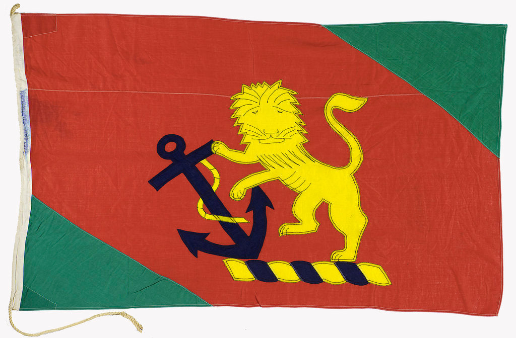 Detail of House flag, Eastern and Australian Steam Ship Co. Ltd by unknown