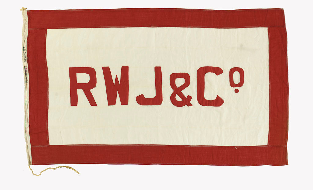 Detail of House flag, Richard W. Jones & Co. by unknown
