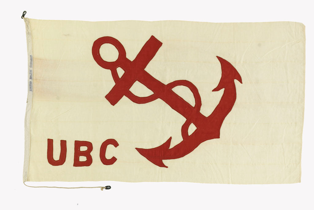 Detail of House flag, United Baltic Corporation Ltd by unknown