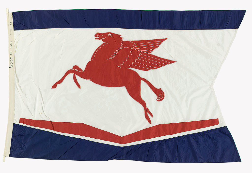 Detail of House flag, Socony Mobil Co. Inc by unknown