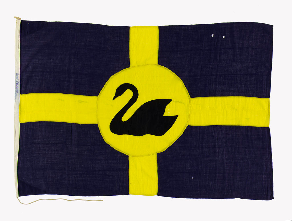 Detail of House flag, Australind Steam Shipping Co. Ltd by unknown