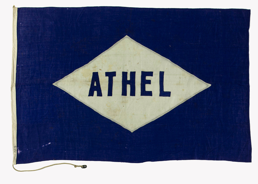 Detail of House flag, Athel Line Ltd by unknown