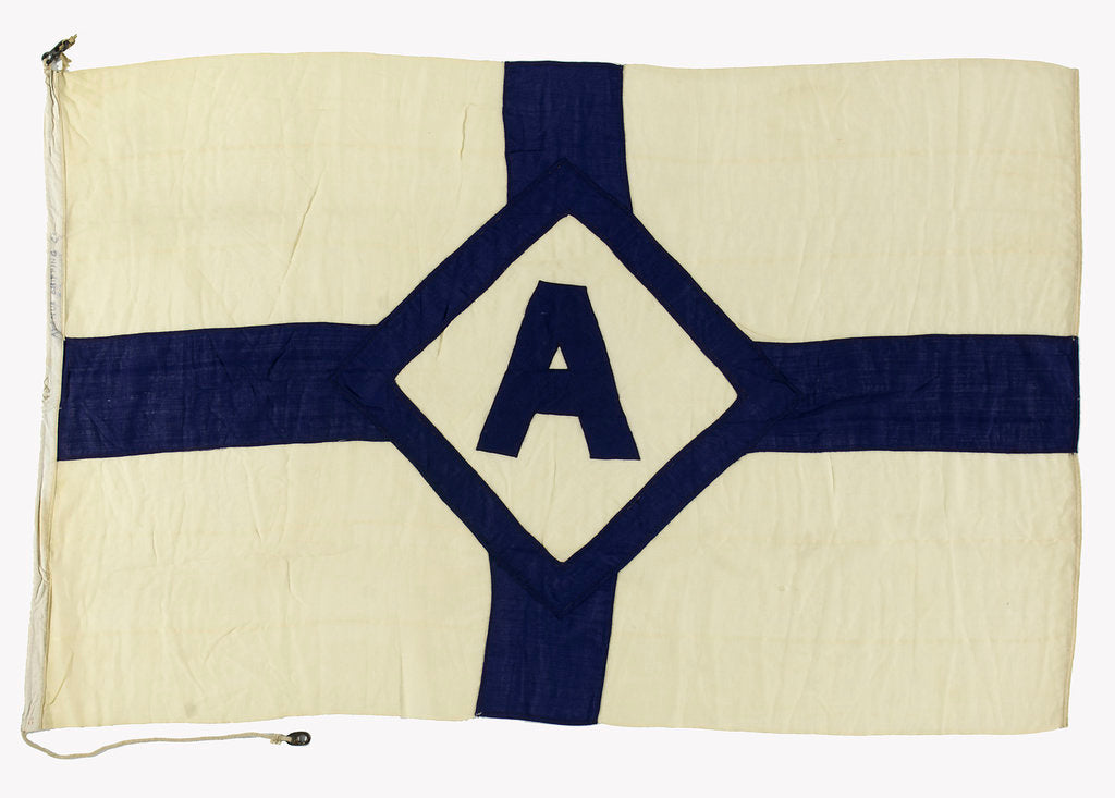 Detail of House flag, Avenue Shipping Co. Ltd by Adam & Lane & Neave Ltd.