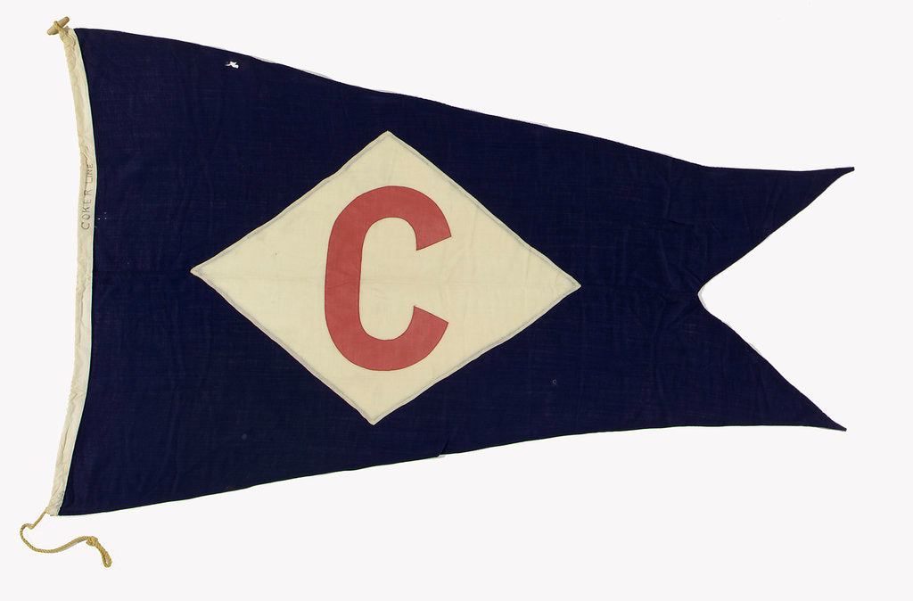 Detail of House flag, Baltic Steamship Co. Ltd by Porter Bros Ltd.