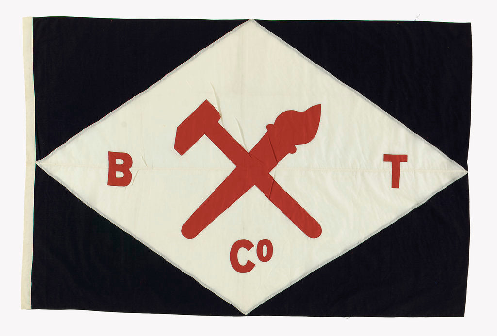 Detail of House flag, Baltic Trading Co. Ltd by unknown