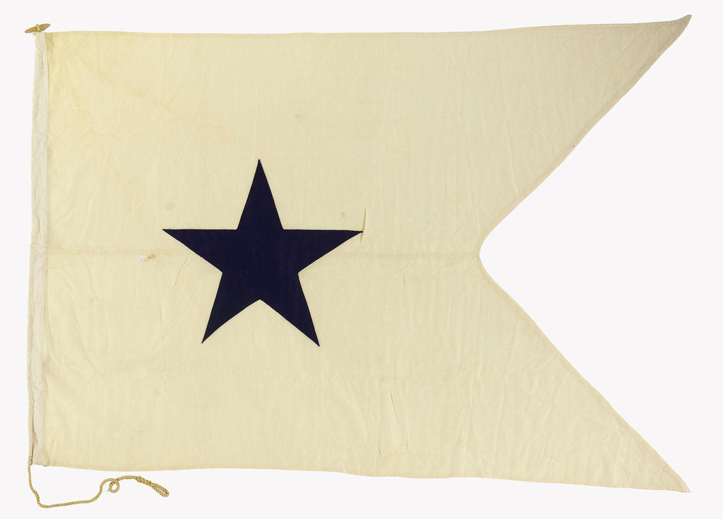 Detail of House flag, Bristol City Line of Steamships Ltd by unknown