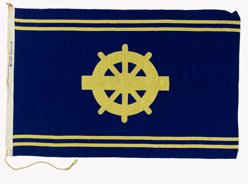 Detail of House flag, British Waterways Board by unknown