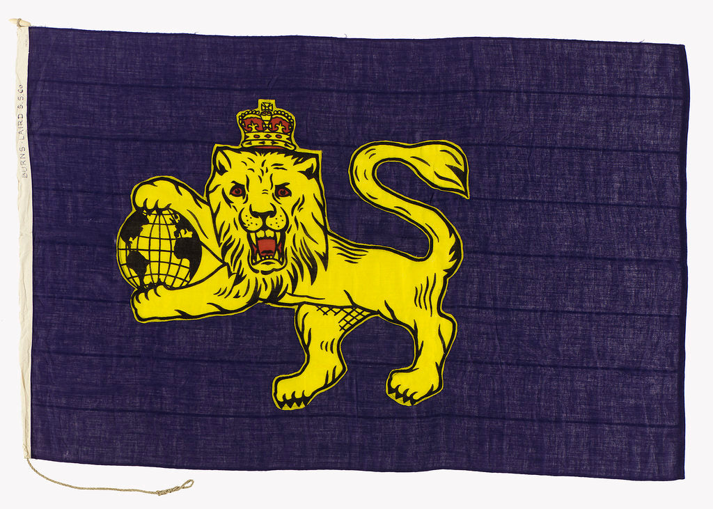 Detail of House flag, Burns and Laird Lines Ltd by unknown