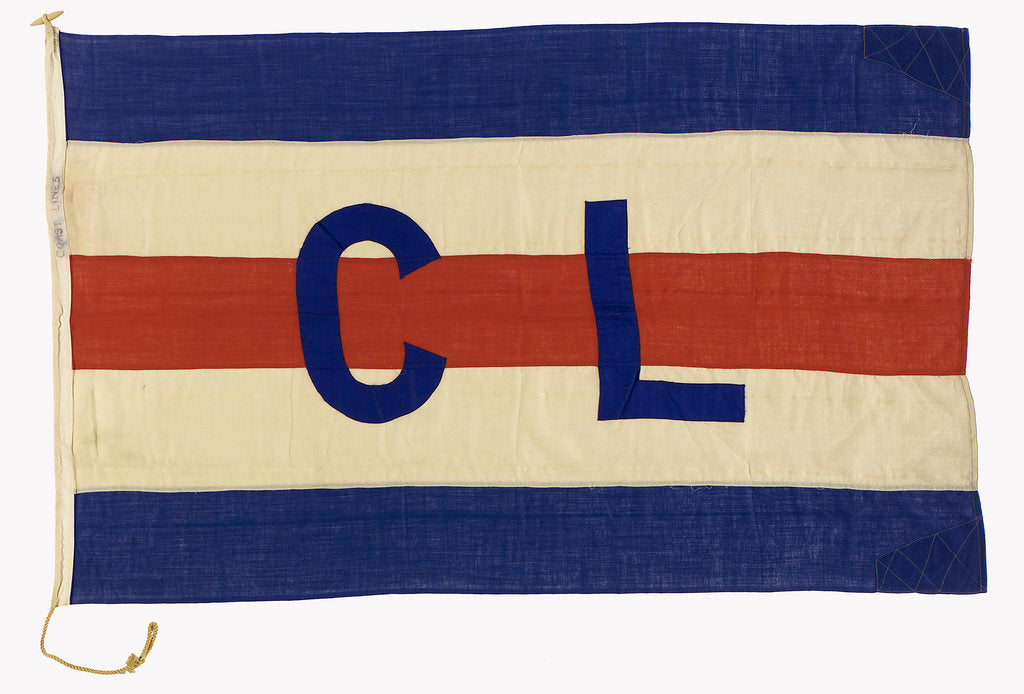 Detail of House flag, Coast Lines Ltd by unknown
