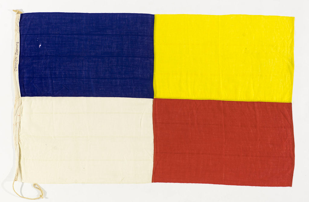 Detail of House flag, Hindustan Steam Shipping Co. Ltd by unknown