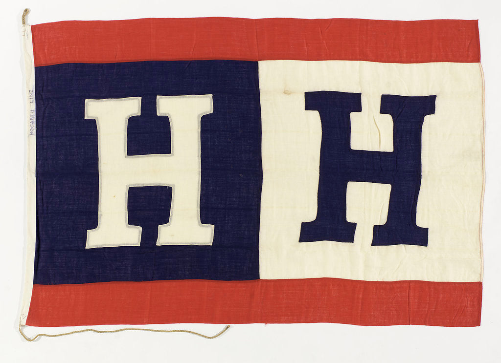 Detail of House flag, H. Hogarth & Sons by unknown