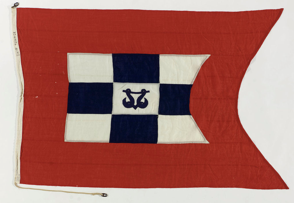 Detail of House flag, Ship Towage (London) Ltd by unknown