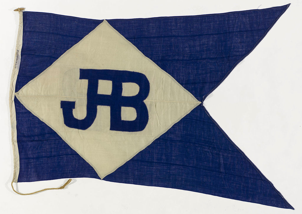 Detail of House flag, Stanhope Steamship Co Ltd by unknown