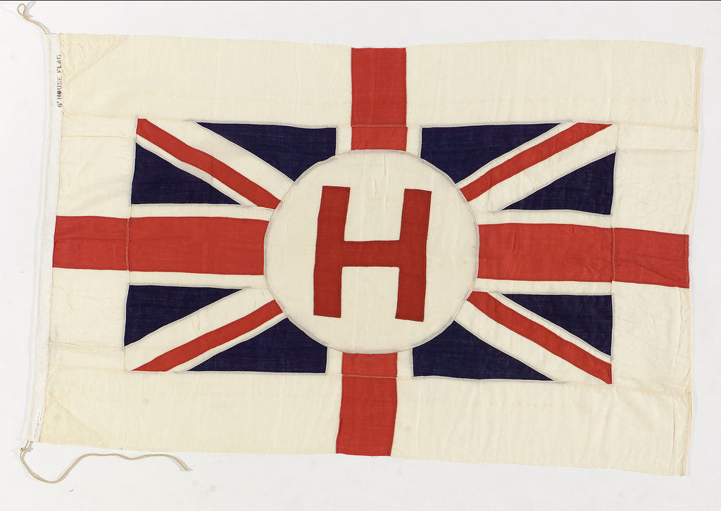 Detail of House flag, Houston Line Ltd by unknown