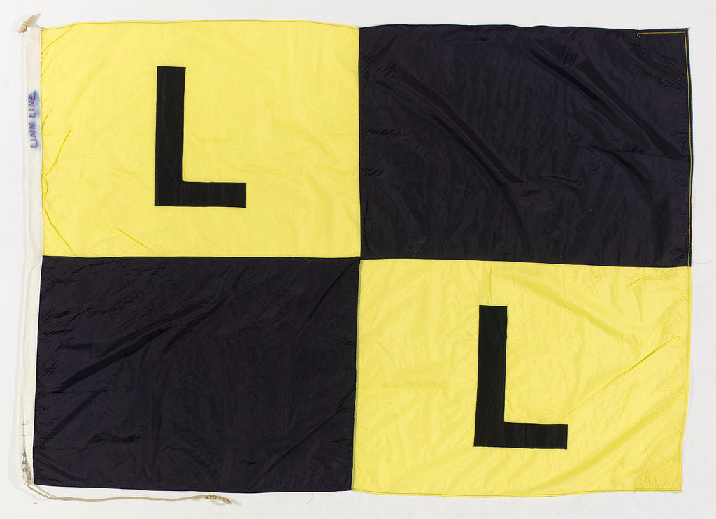 Detail of House flag, Link Line Ltd by unknown