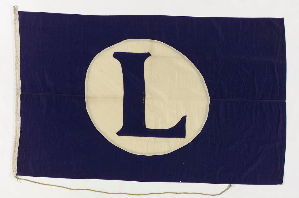 Detail of House flag, Lyle Shipping Co. Ltd by unknown