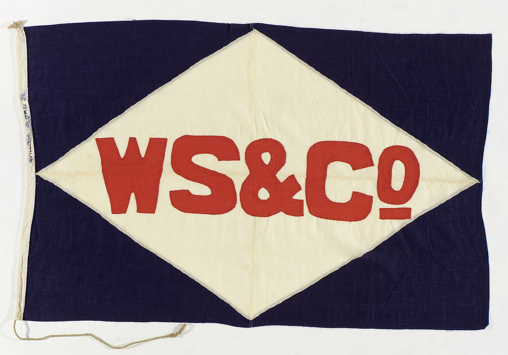 Detail of House flag, William Sloan & Co. by unknown