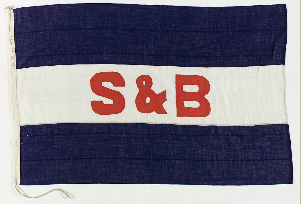 Detail of House flag, Steel and Bennie Ltd by unknown