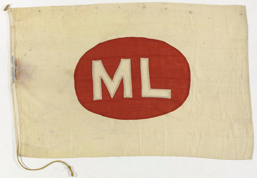 Detail of House flag, Manchester Liners Ltd by unknown