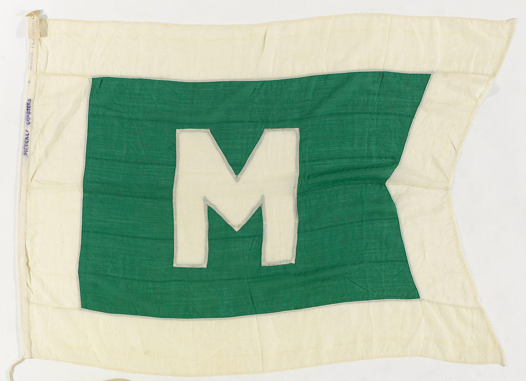 Detail of House flag, Metcalf Motor Coasters Ltd by unknown