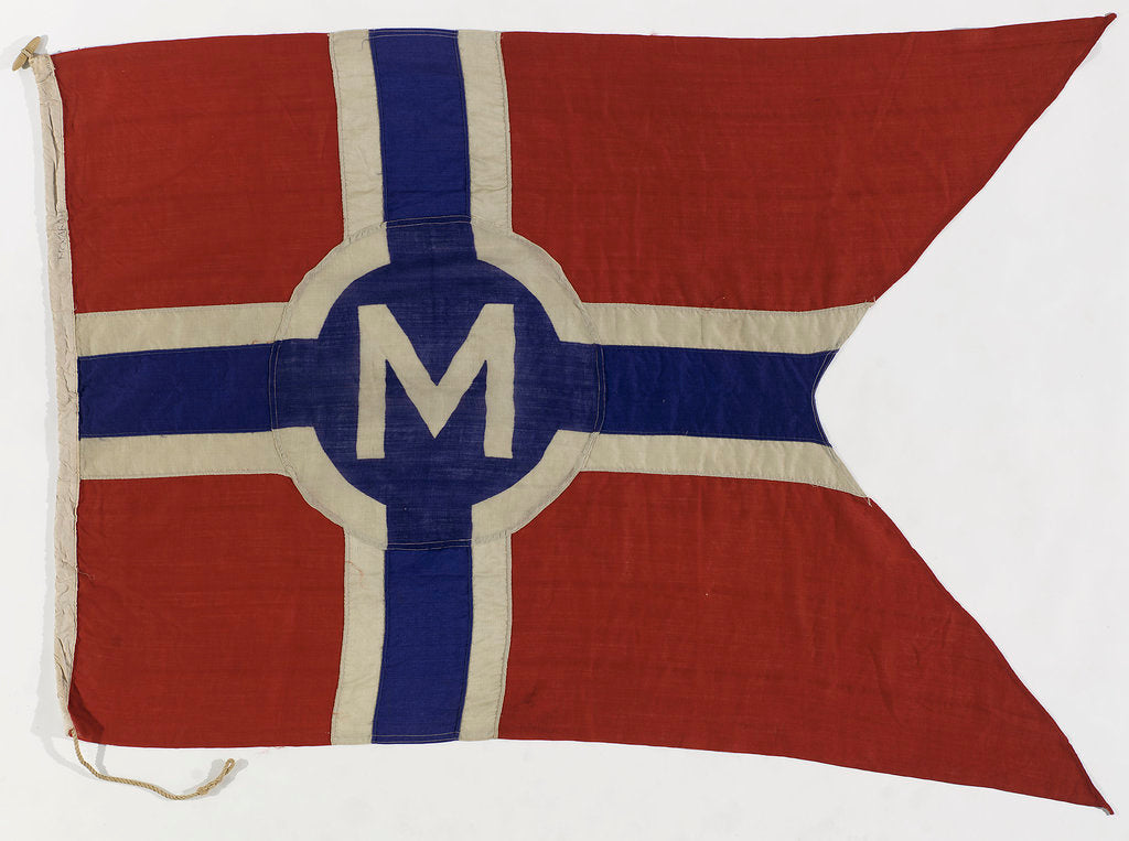 Detail of House flag, Monarch Steam Ship Co. Ltd by unknown