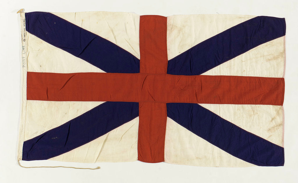 Detail of House flag, Port Line Ltd by unknown