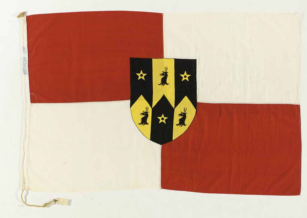 Detail of House flag, Sir R. Ropner & Co. (Management) Ltd by unknown