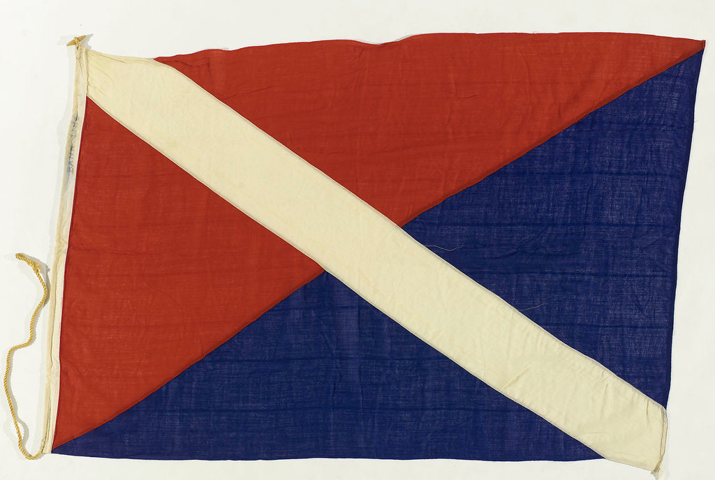 Detail of House flag, Bank Line Ltd by unknown
