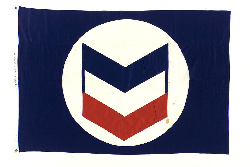 Detail of House flag, Chevron Steamship Co. by unknown