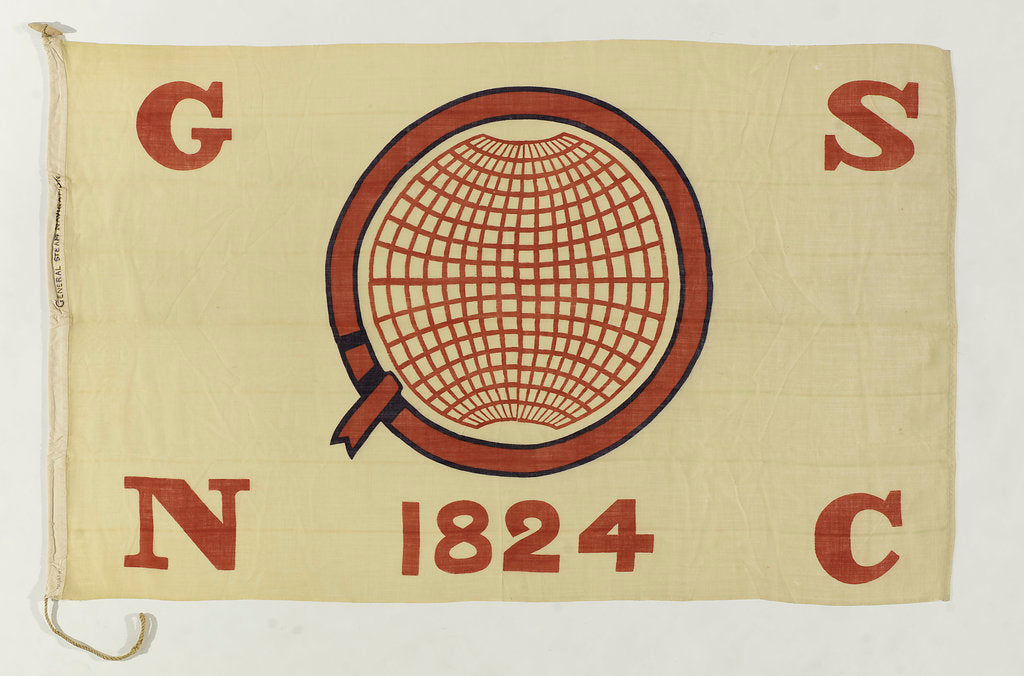 Detail of House flag, General Steam Navigation Co. Ltd by unknown