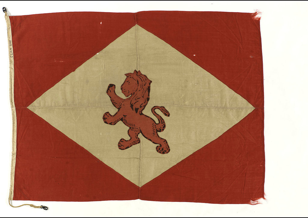 Detail of House flag, Clan Line by unknown