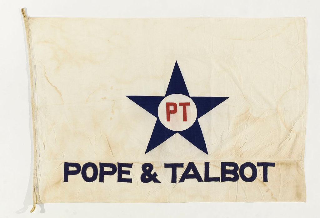 Detail of House flag, Pope and Talbot Inc by unknown