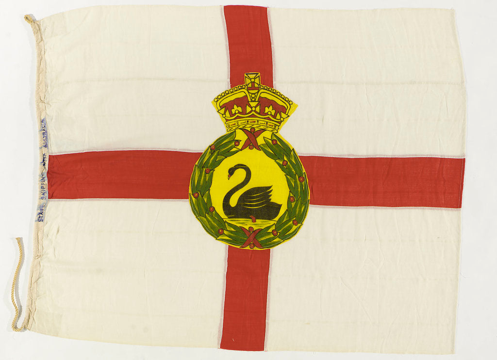 Detail of House flag, State Shipping by unknown