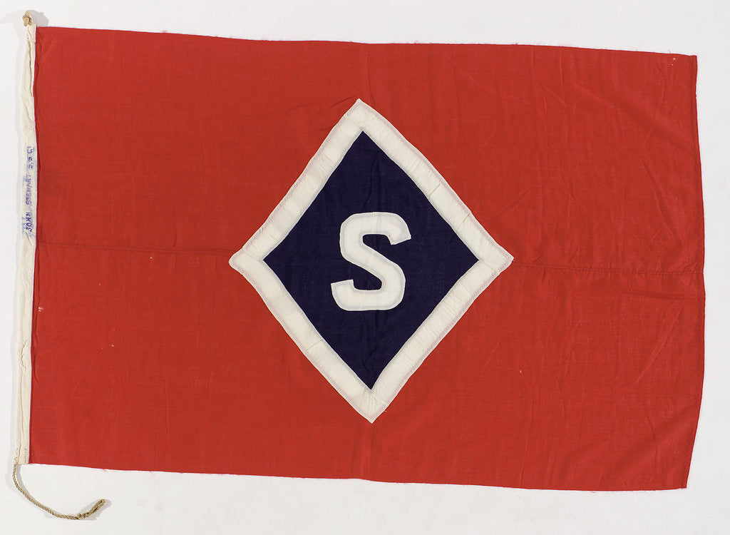 Detail of House flag, John Stewart & Co. by unknown