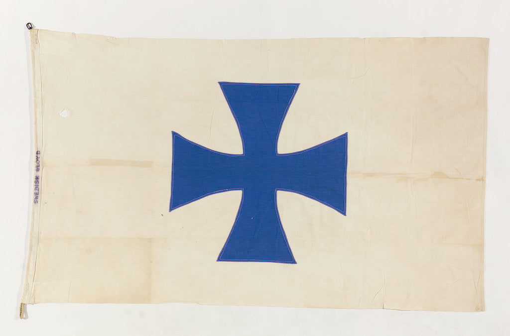 Detail of House flag, Svenska Lloyd Rederi A/B by unknown