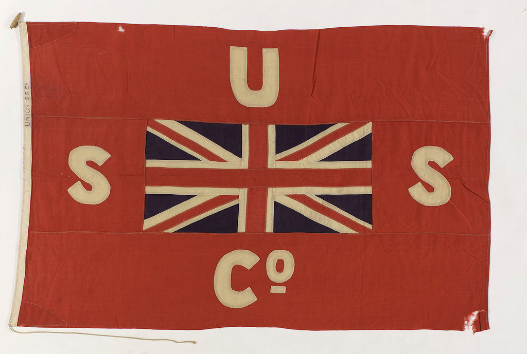 Detail of House flag, Union Steam Ship Co. of New Zealand Ltd by unknown