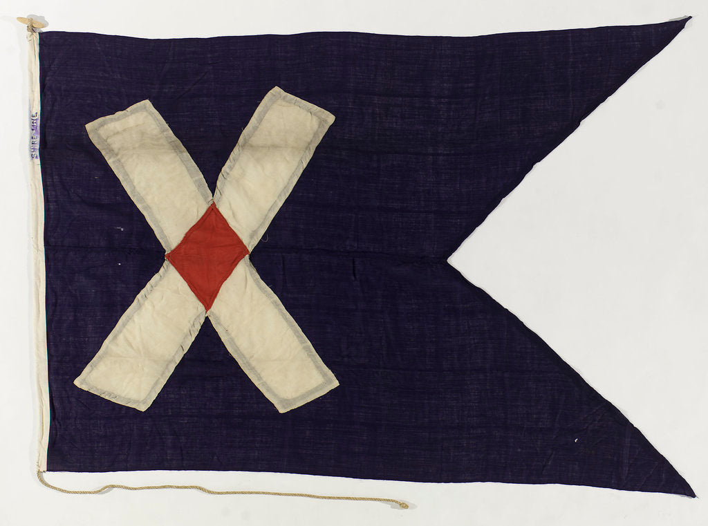 Detail of House flag, Scottish Shire Line Ltd by unknown