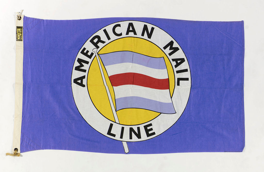 Detail of House flag, American Mail Line Ltd by Puget Sound Tent and Duck Co.