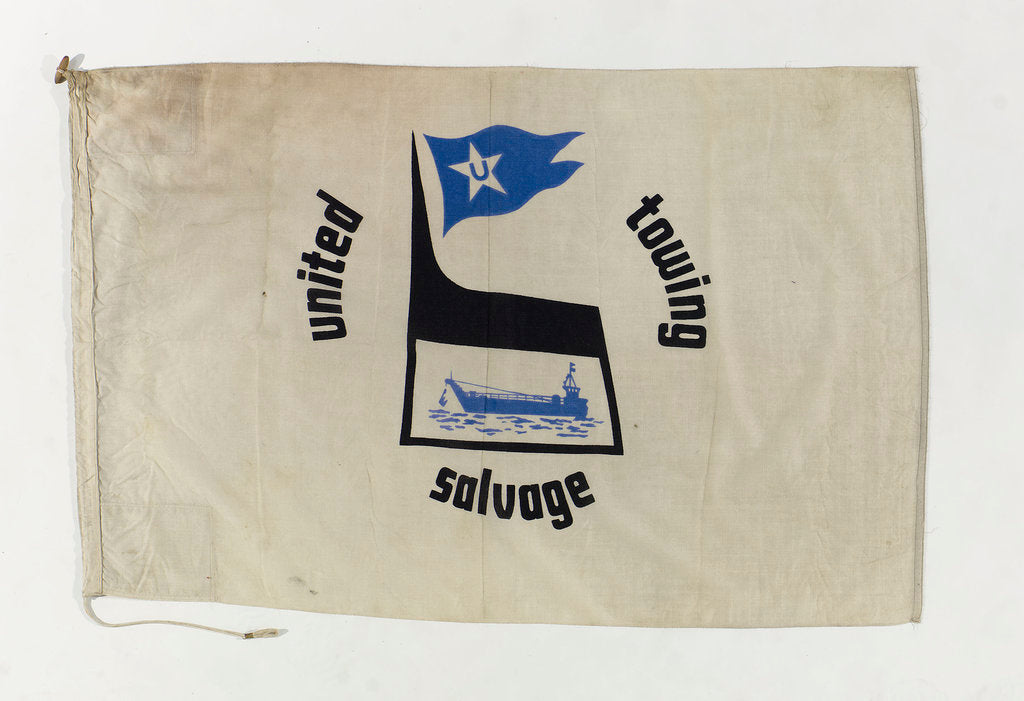 Detail of House flag, United Towing Salvage by unknown