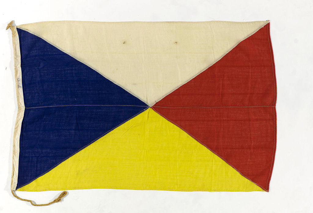 Detail of House flag, Peninsular & Oriental Steam Navigation Company by unknown