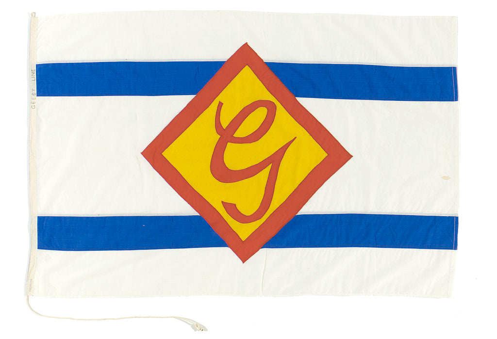Detail of House flag, Geest Line Ltd by unknown