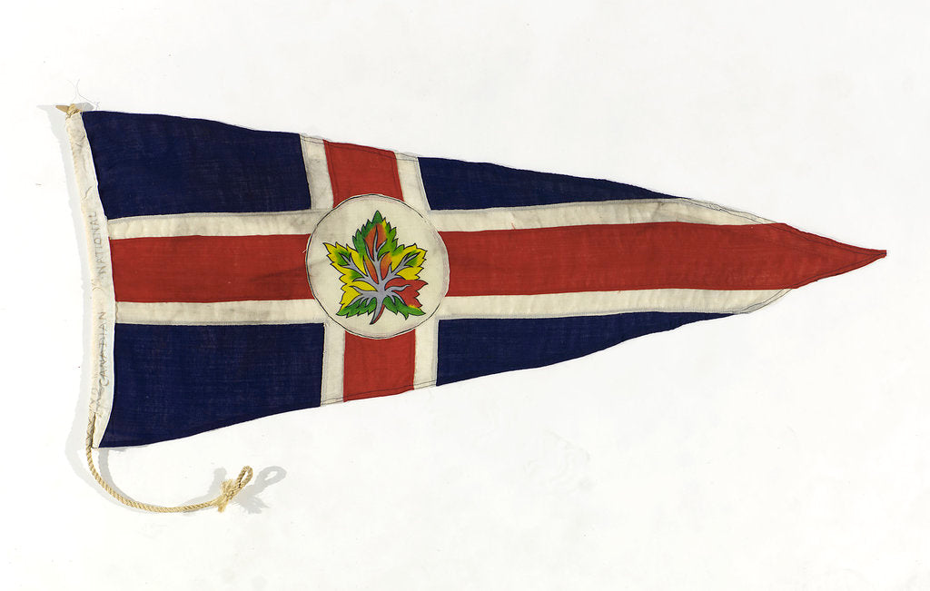 Detail of House flag, Canadian National Steamships by unknown
